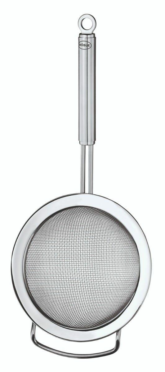Coarse Round Handle Kitchen Strainer, Stainless Steel, R?sle