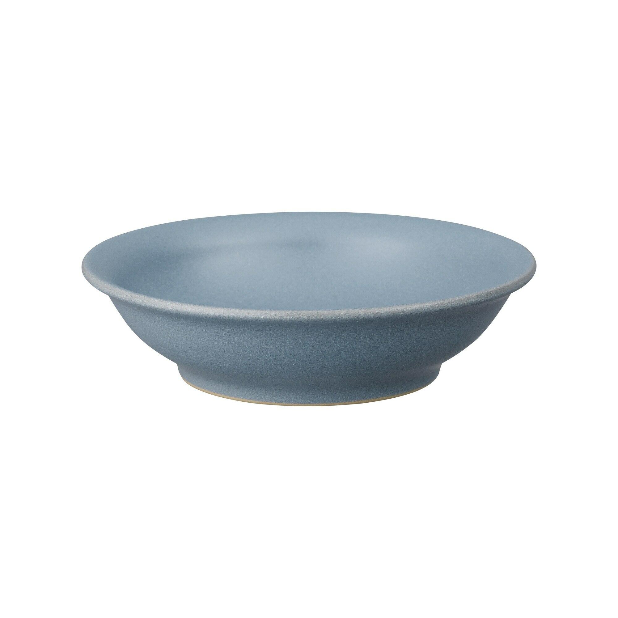 Impression Blue Medium Shallow Bowl