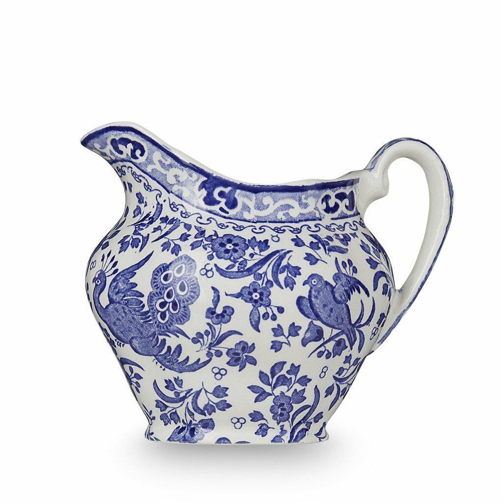 Blue Regal Peacock Cream Jug 284ml/0.5pt Seconds