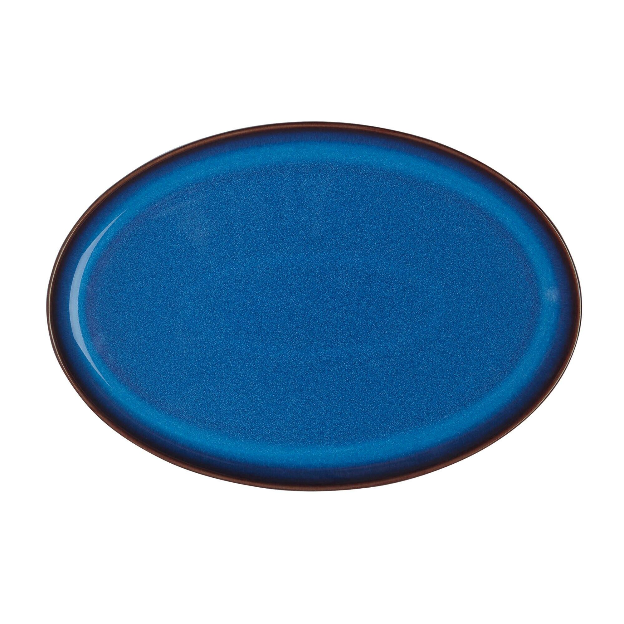 Imperial Blue Medium Oval Tray Seconds