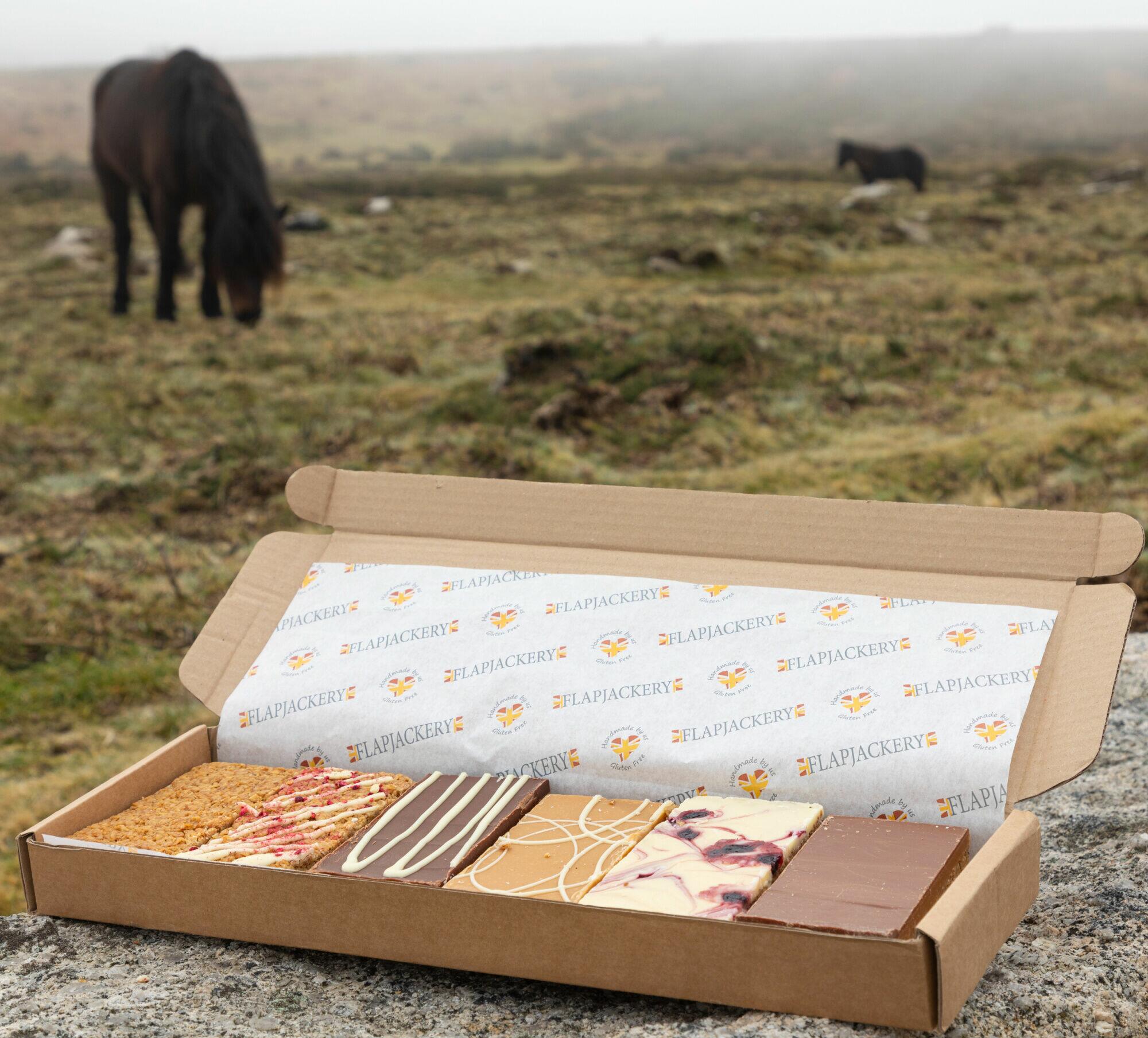 Dartmoor Flapjack Box - 6 Giant Flapjacks