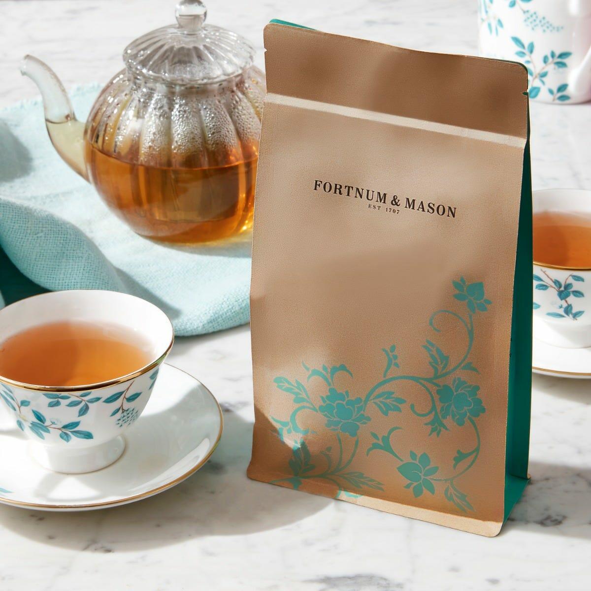 Ginger & Sicilian Lemon Infusion Pouch, 15 Silky Tea Bags, 37.5g, Fortnum & Mason