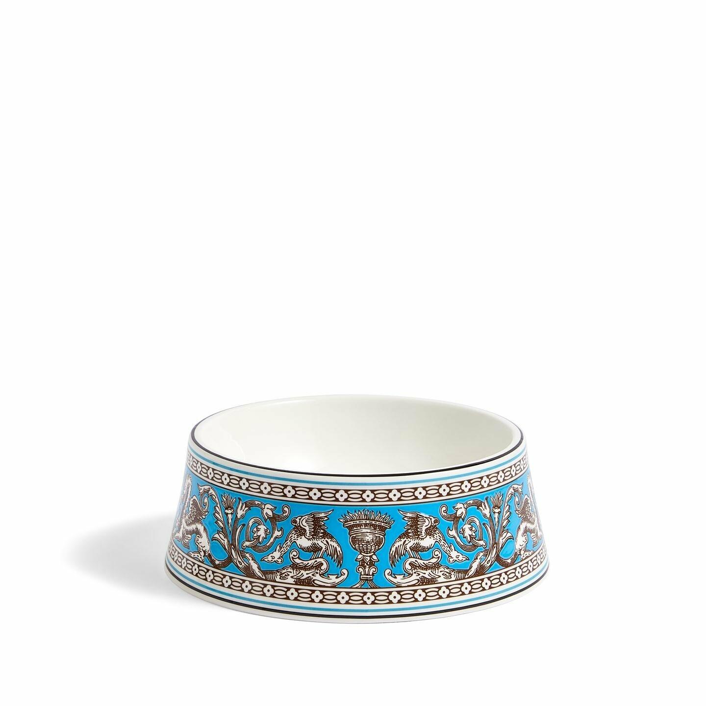 Florentine Turquoise Pet Bowl 17cm