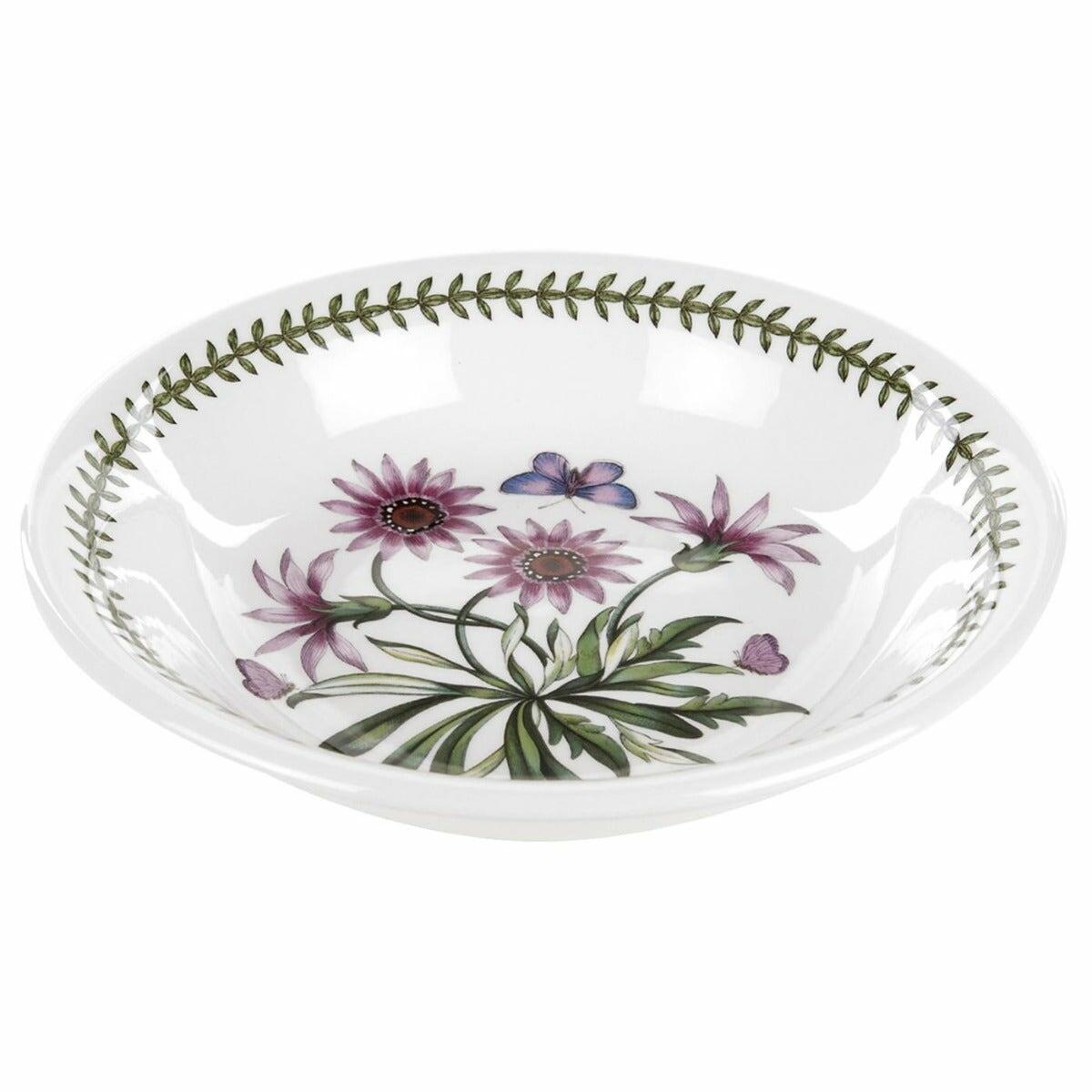 Seconds Portmeirion Botanic Garden 8 Inch Pasta Bowl - Treasure Flower