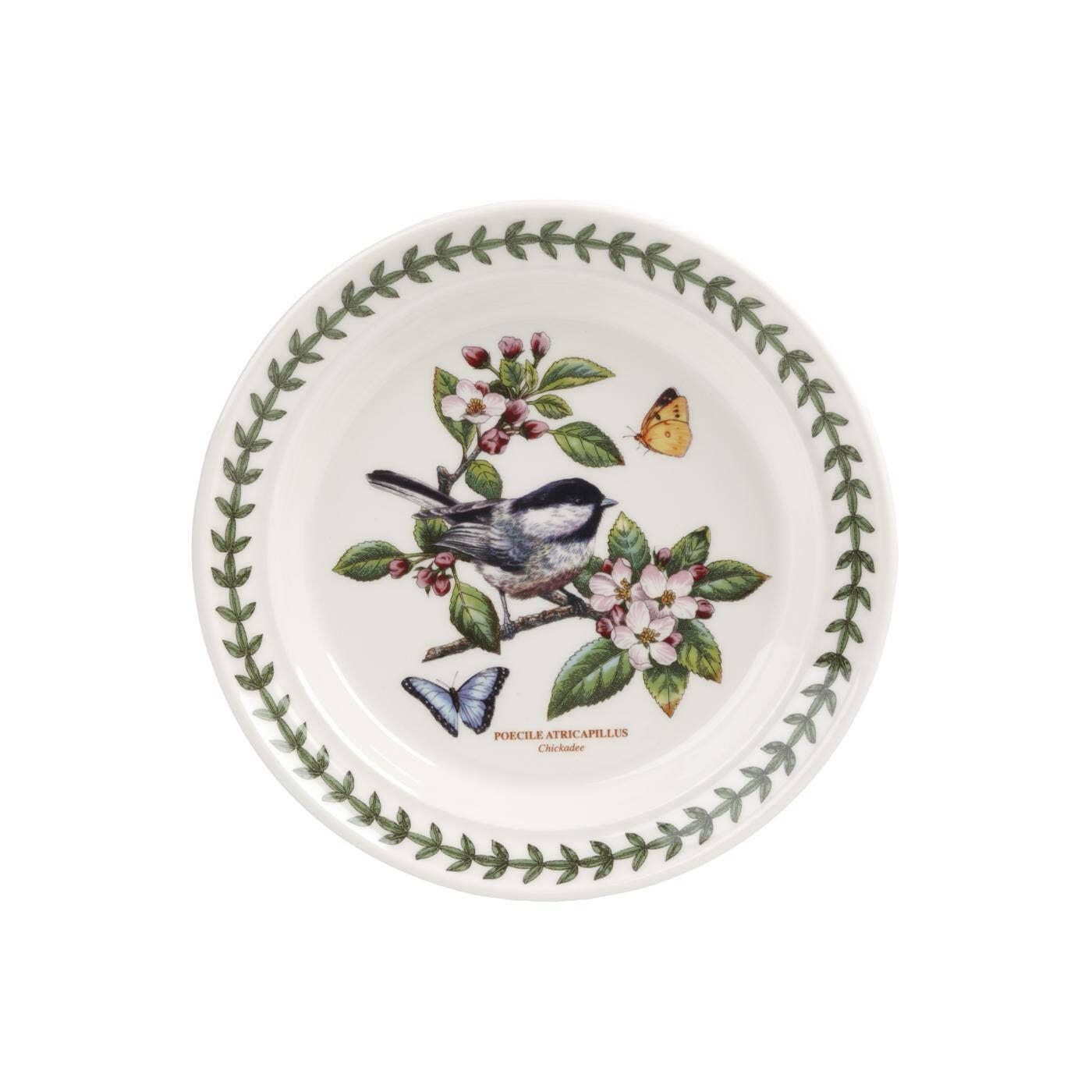 Portmeirion Botanic Garden Birds Plate 6 inch Chickadee