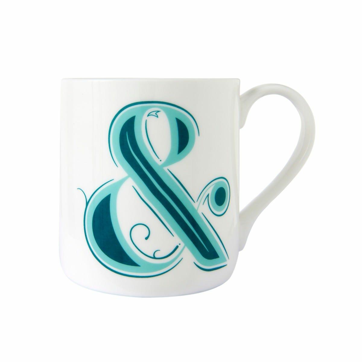 Alphabet & Ampersand Mug, Fine Bone China, Fortnum & Mason
