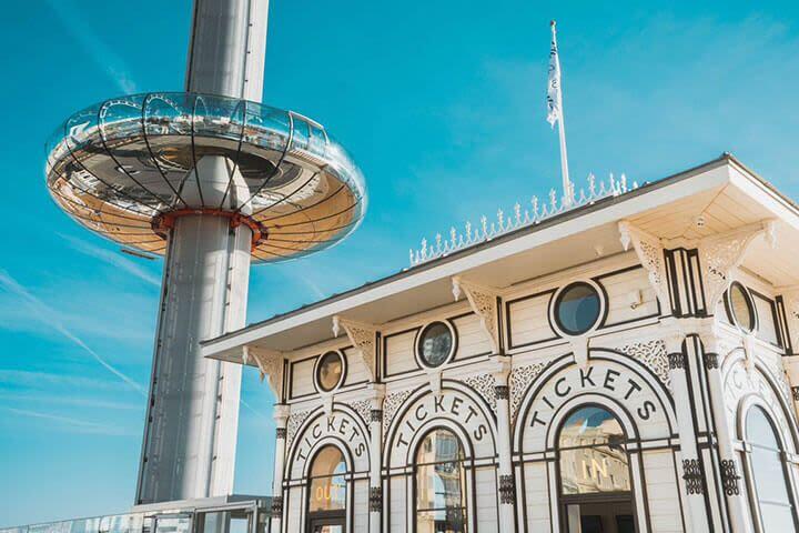 Afternoon Tea for Two in Brighton with Brighton i360 Journey