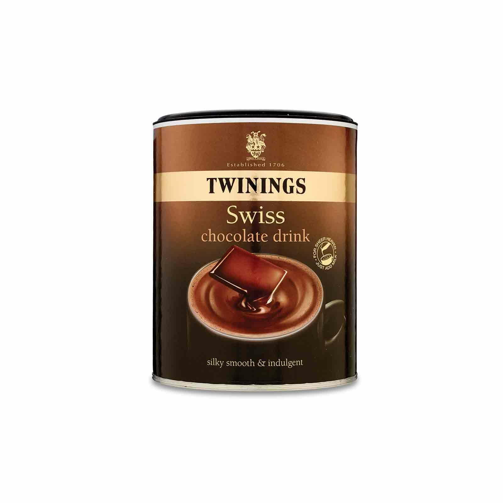 Twinings Swiss Hot Chocolate - Swiss Chocolate - 350g Tub - Instant Hot Chocolate