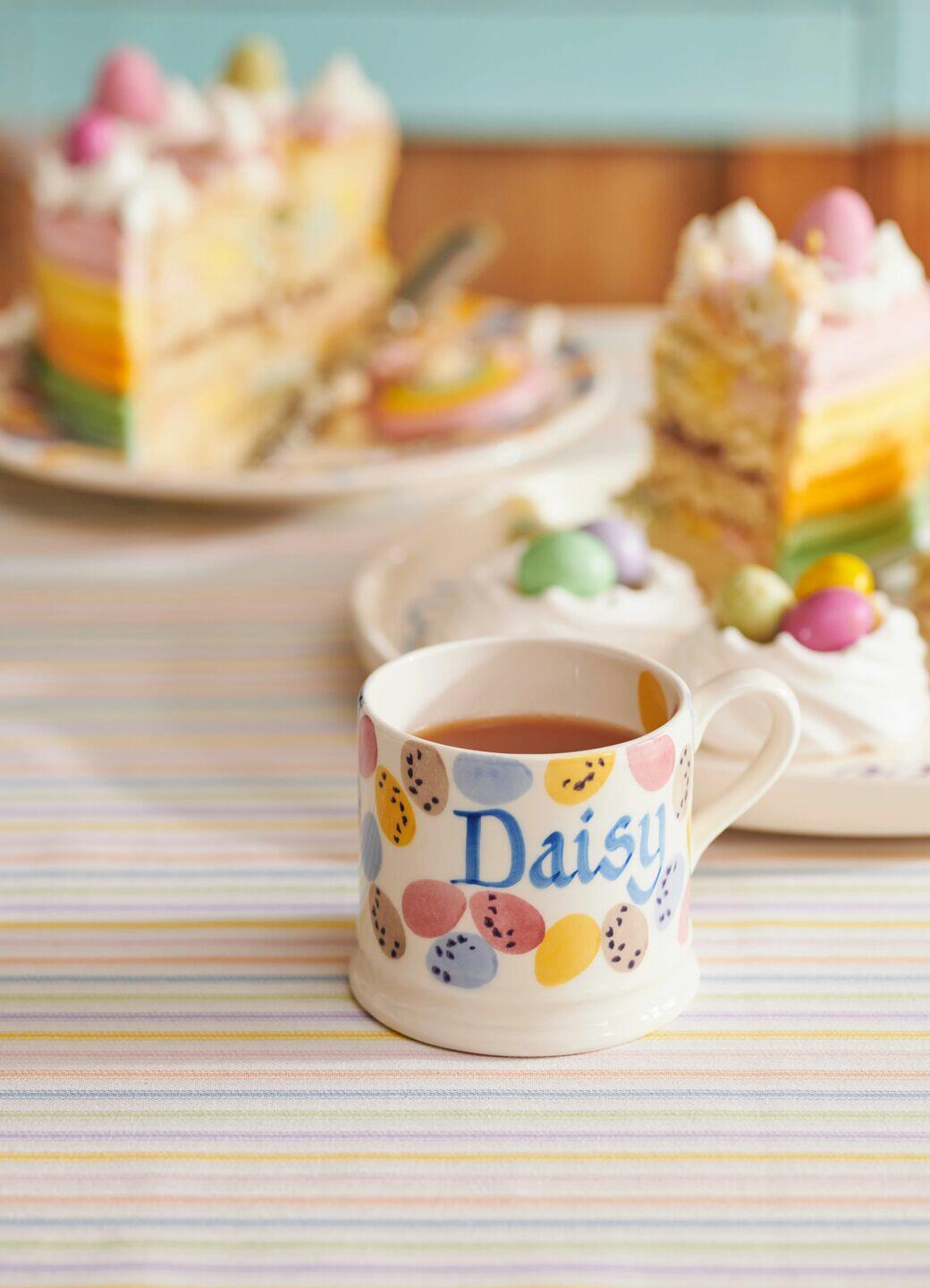 Personalised Mini Eggs Small Mug - Customise Your Own Pottery