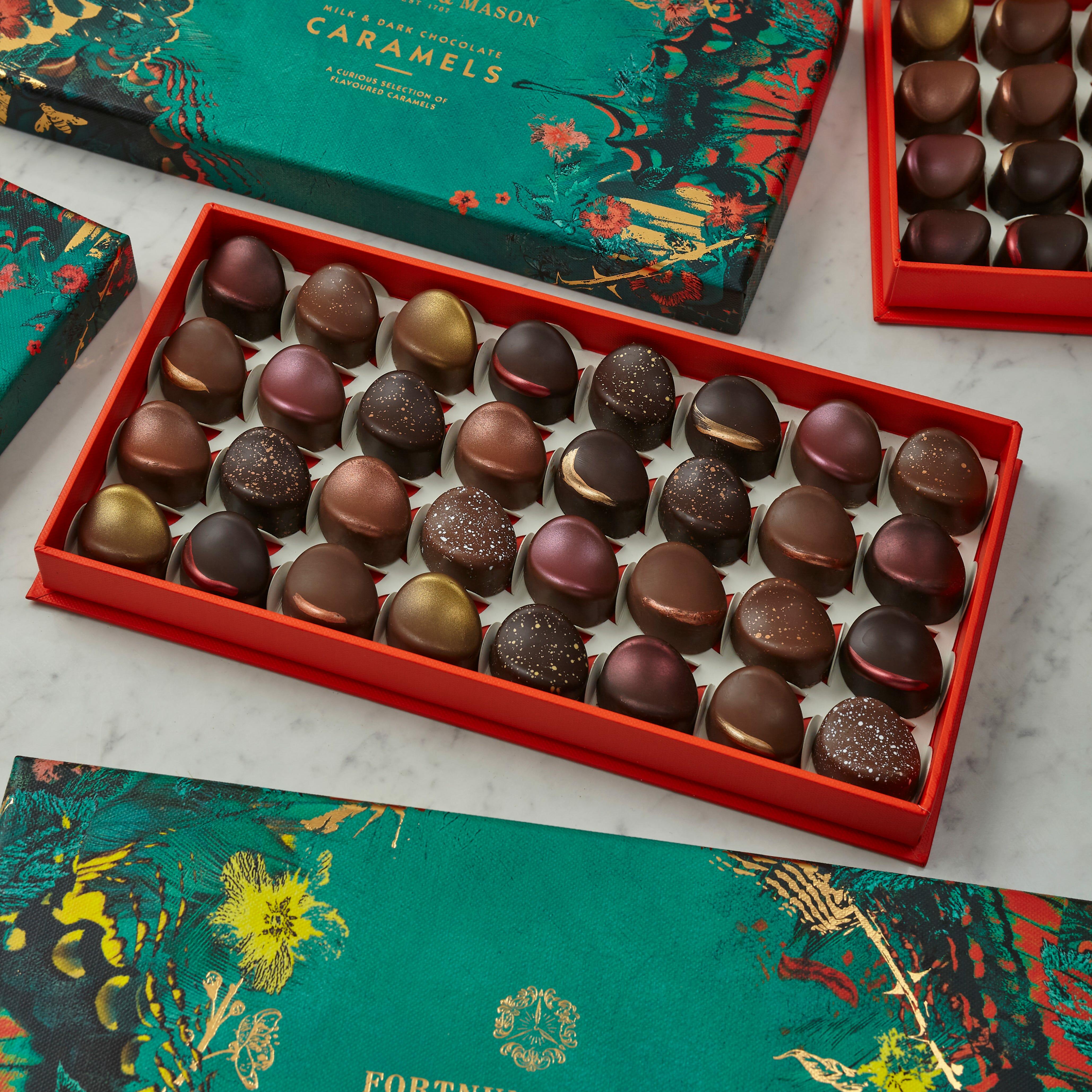 Chocolate Caramels Selection Box, 288g, Fortnum & Mason