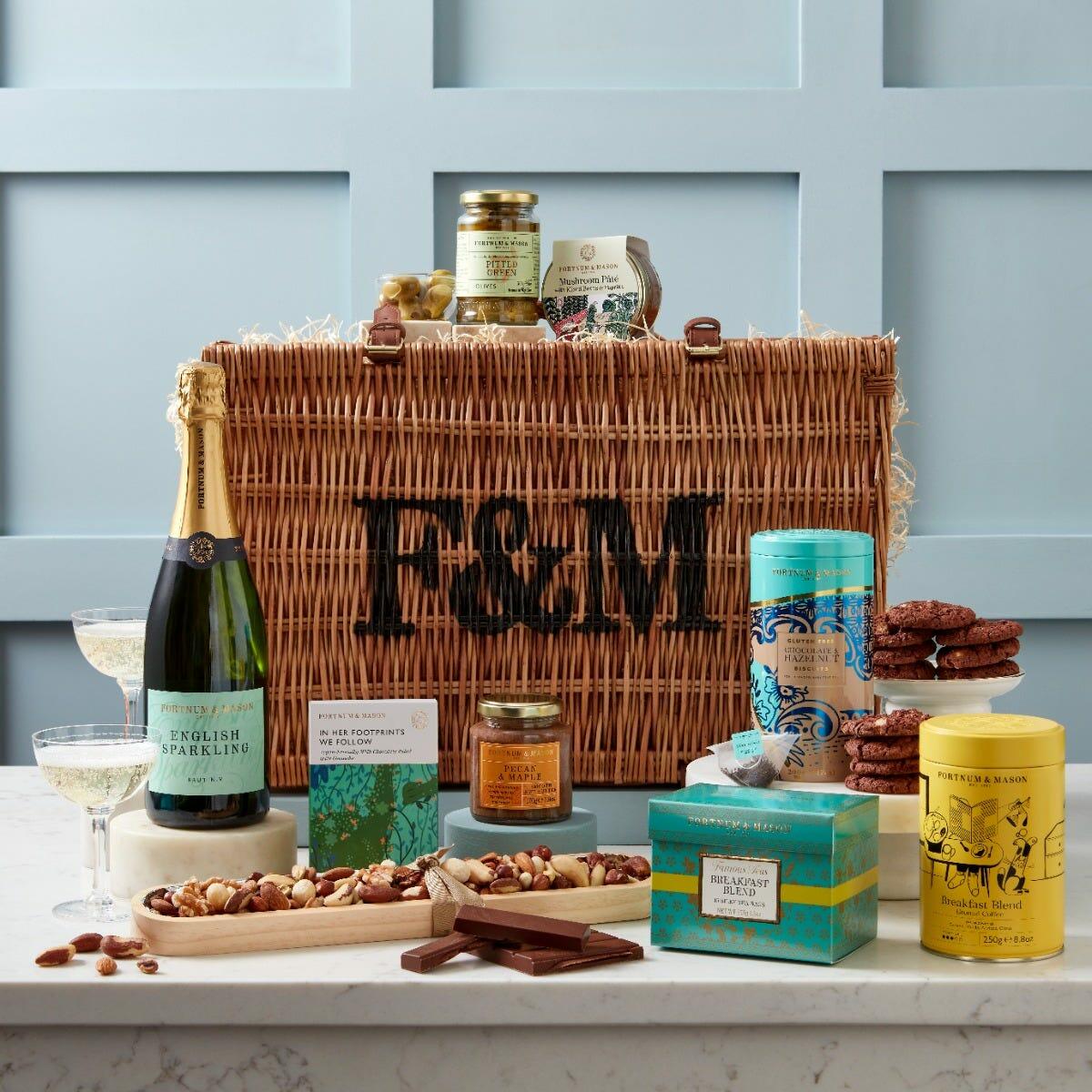 The Herbivore Vegan Hamper, Vegan-Friendly, Chocolates, Teas, Wines, Fortnum & Mason