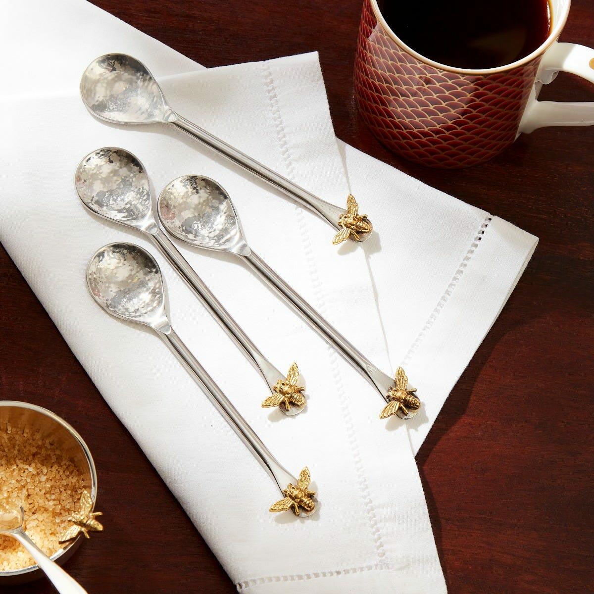 Bee Coffee Spoons, Set of 4, Culinary Concepts