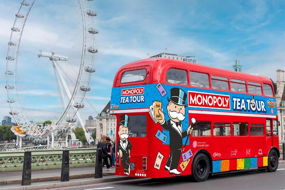 MONOPOLY Afternoon Tea London Bus Tour for Two