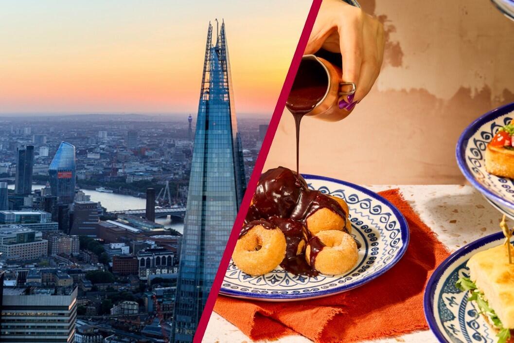 The View from The Shard and Afternoon Tea at Prezzo for Two
