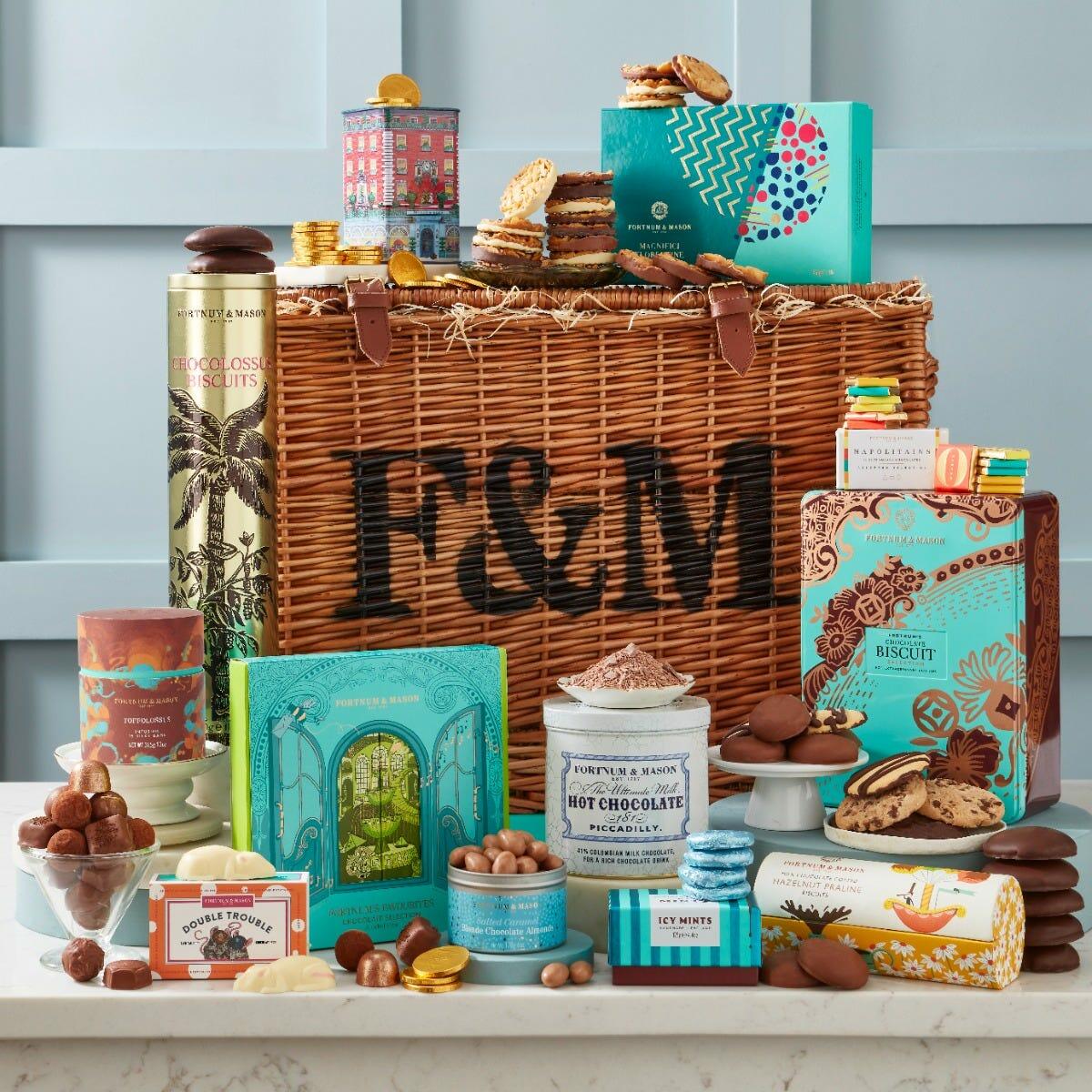 The Chocolate Lover's Hamper, Biscuits, Hot Chocolate, Fortnum & Mason