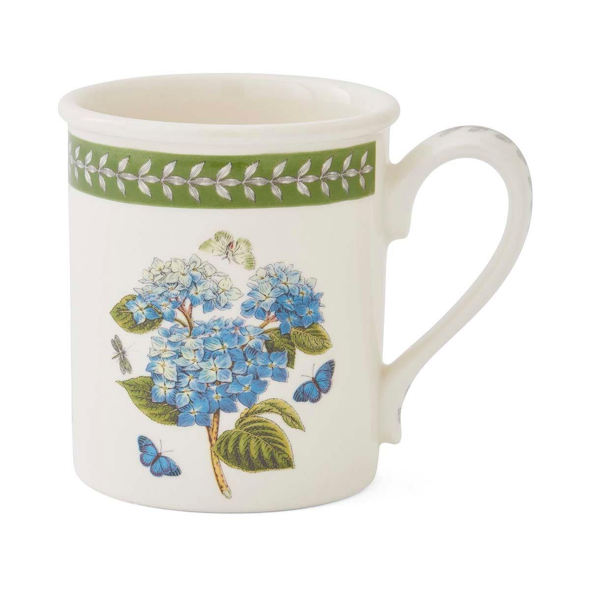 Botanic Garden Etchings Breakfast Mug, Hydrangea