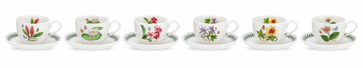 Exotic Botanic Garden Teacup & Saucer Set