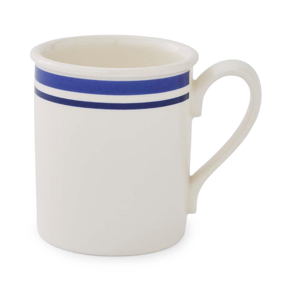 Potter's Stripe Breakfast Mug, Blue
