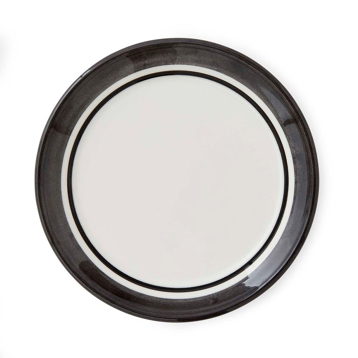 Potter's Stripe Bread Plate, Black
