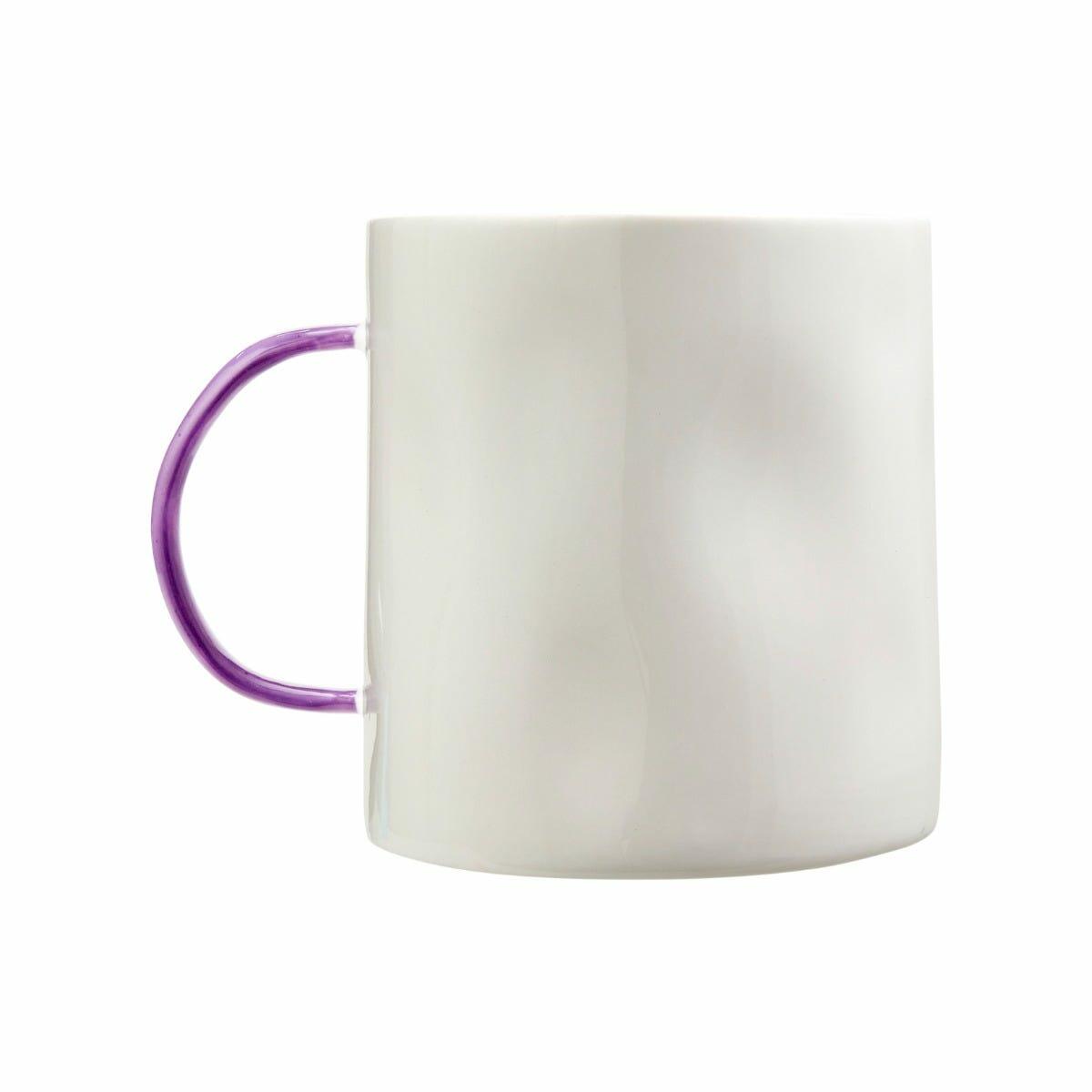 Coffee Cup in Lilac, Fine Bone China, Feldspar