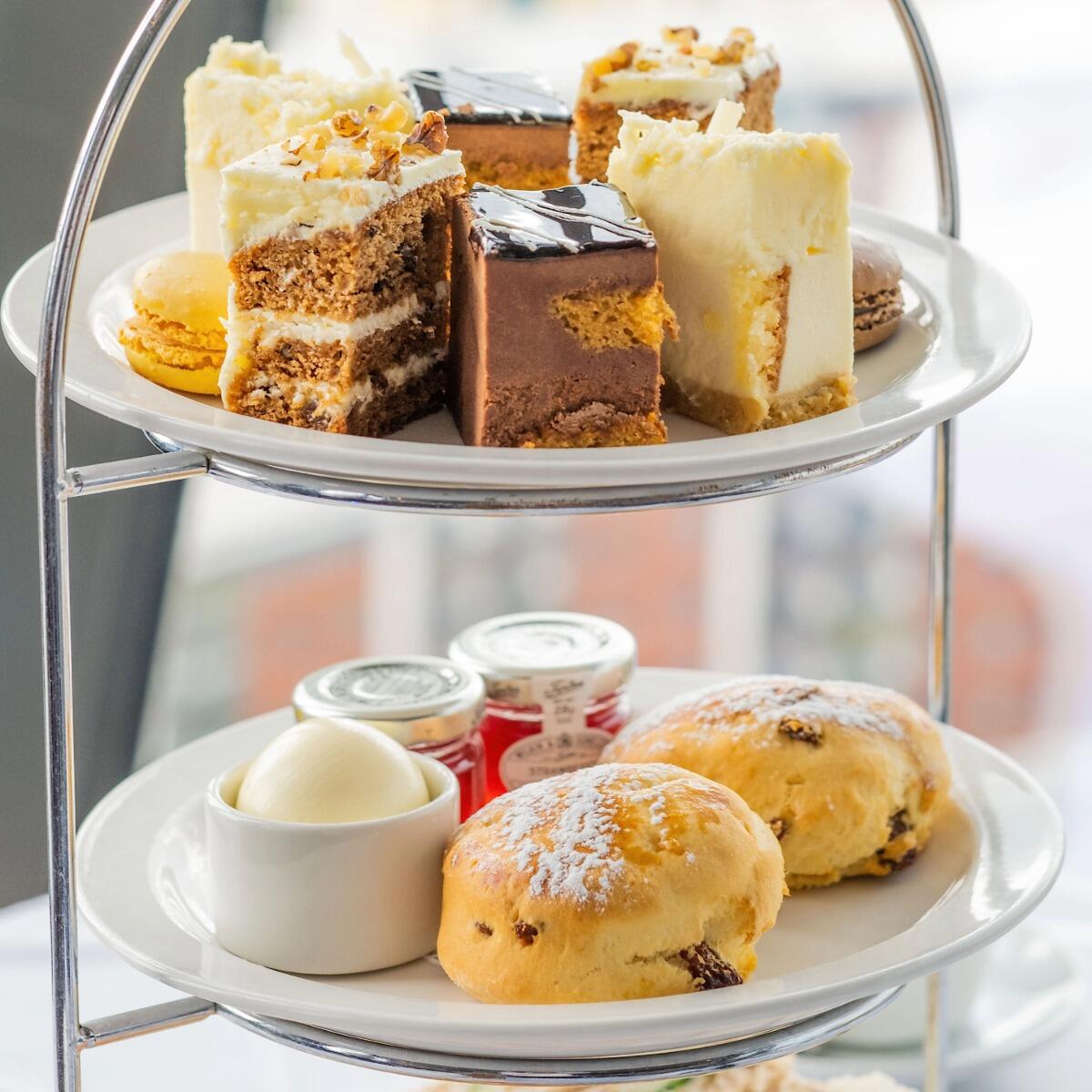Panoramic Views and Prosecco Afternoon Tea for Two at Marco Pierre White Steakhouse, Birmingham