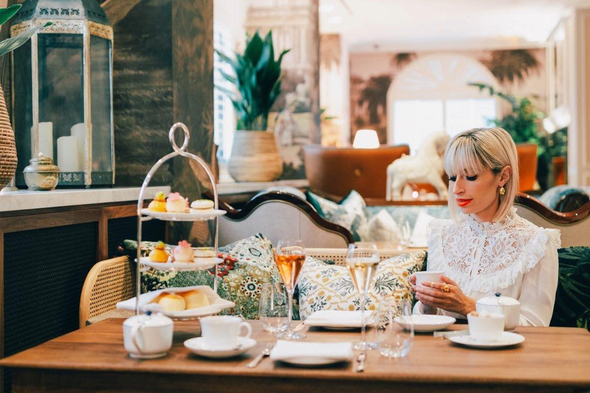 Seasonal Themed Afternoon Tea with Champagne for Two at Great Scotland Yard Hotel