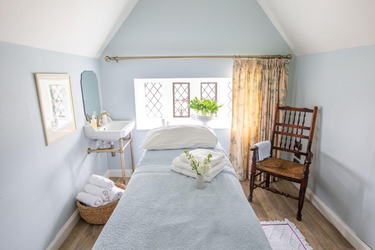Afternoon Retreat with Spa Treatment and Sparkling Cream Tea for Two at Hogarths Stone Manor, Worcestershire