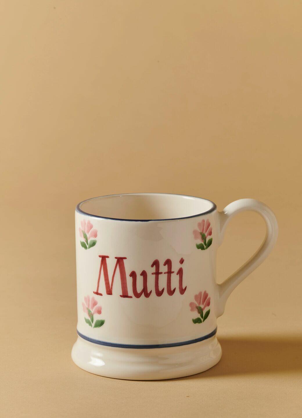 Personalised Little Rose 1/2 Pint Mug - Customise Your Own Pottery