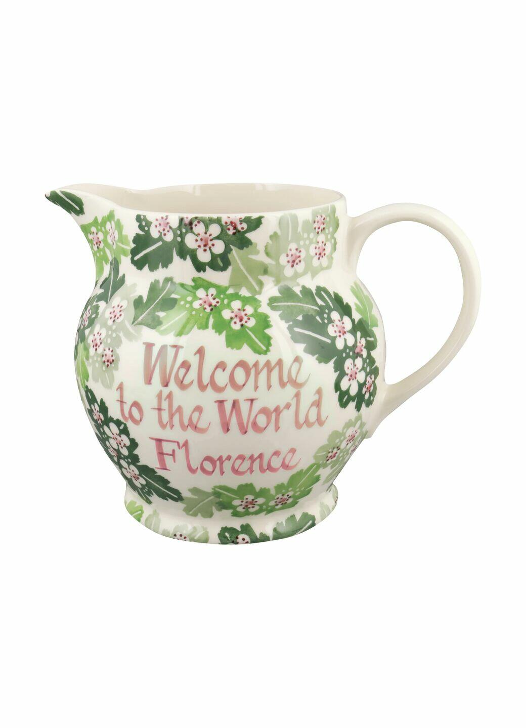 Personalised Hawthorn 3 Pint Jug - Customise Your Own Pottery