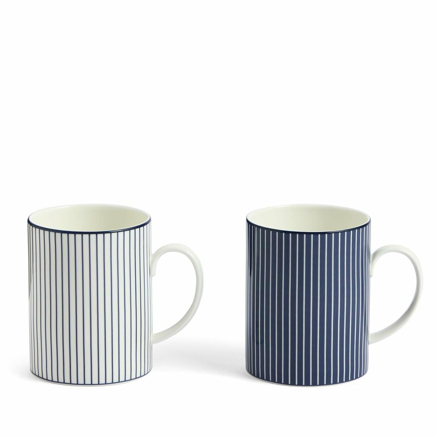 Gio Pinstripe Mugs Set of 2