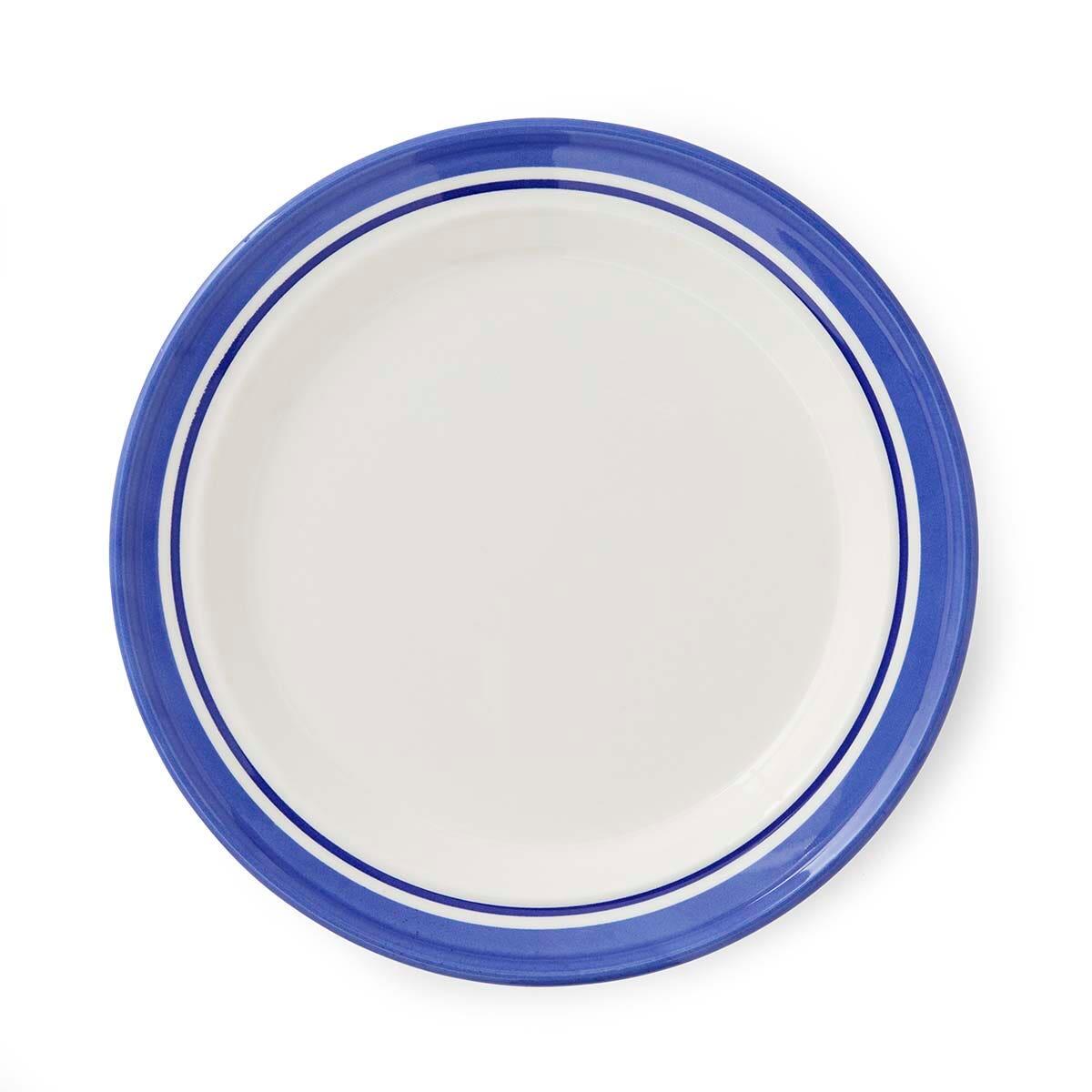 Potter's Stripe Dinner Plate, Blue