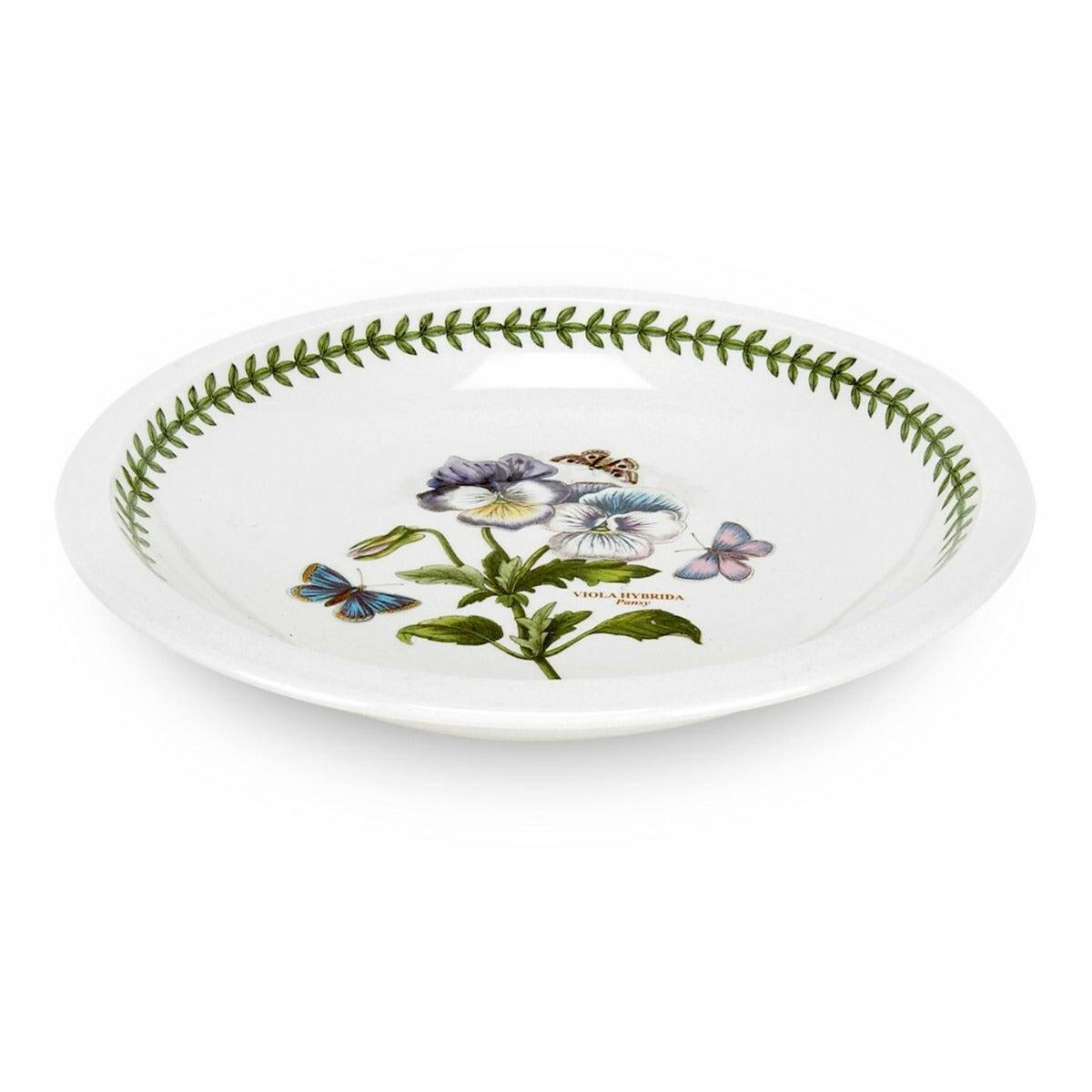 Seconds Portmeirion Botanic Garden Single 8.75 Inch Low Bowl - No Guarantee of Flower Design