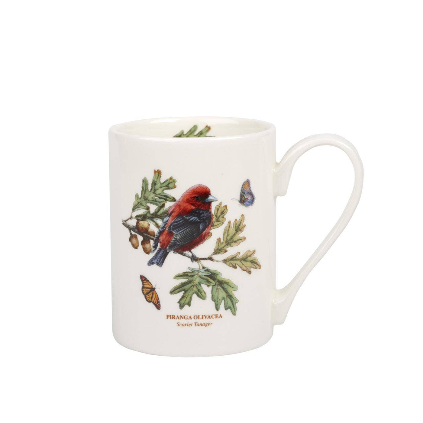 Portmeirion Botanic Garden Birds Coffee Mug Scarlet Tanager