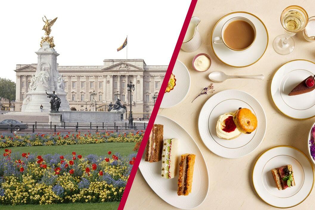 Buckingham Palace State Rooms and Traditional Afternoon Tea for Two at The Georgian at Harrods