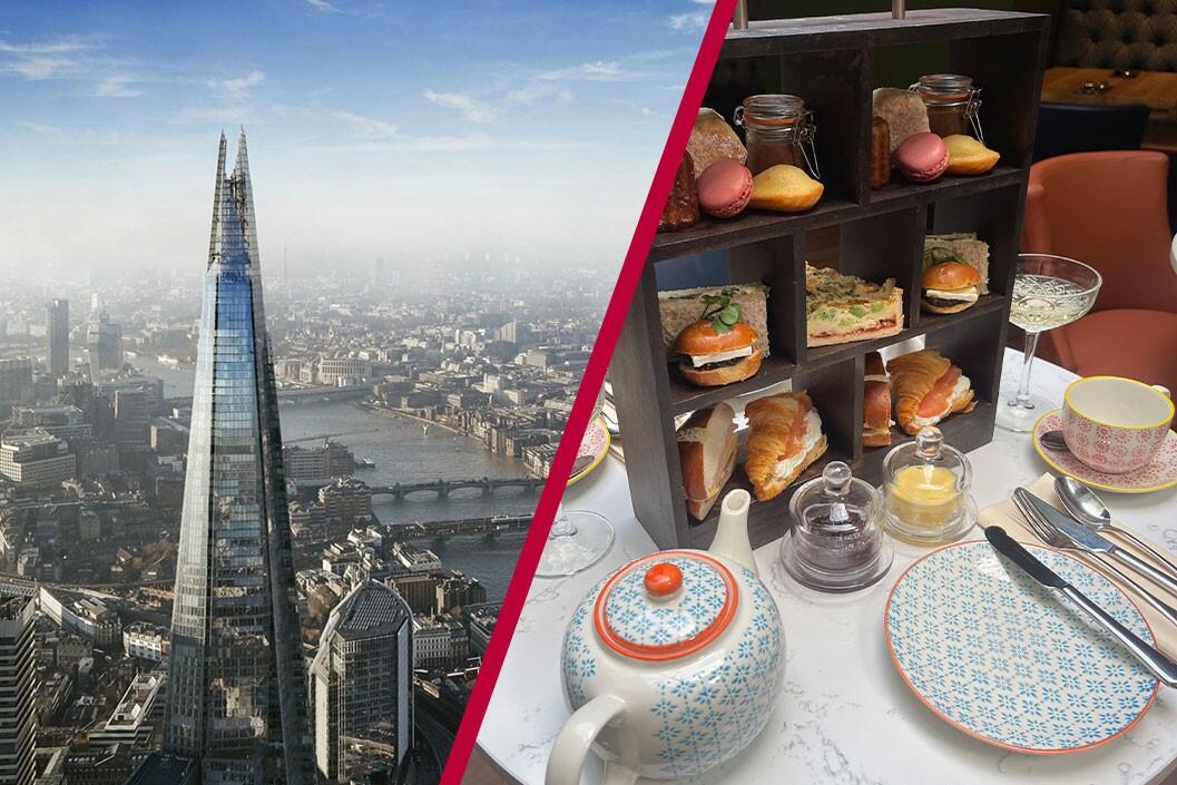 The View from The Shard for Two with Afternoon Tea at Bistro Mirlot, Mercure London Bankside
