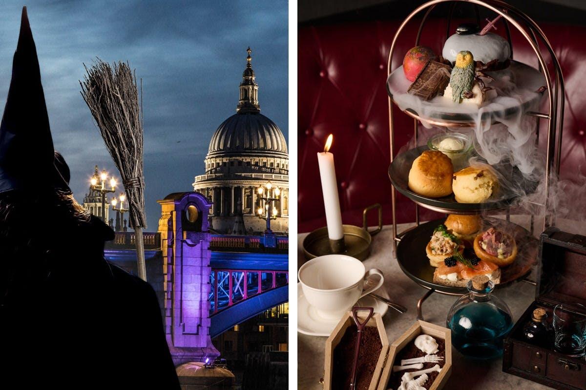 London Witches & History Walking Tour and The Magic of Afternoon Tea at the 5* Vintry and Mercer for Two