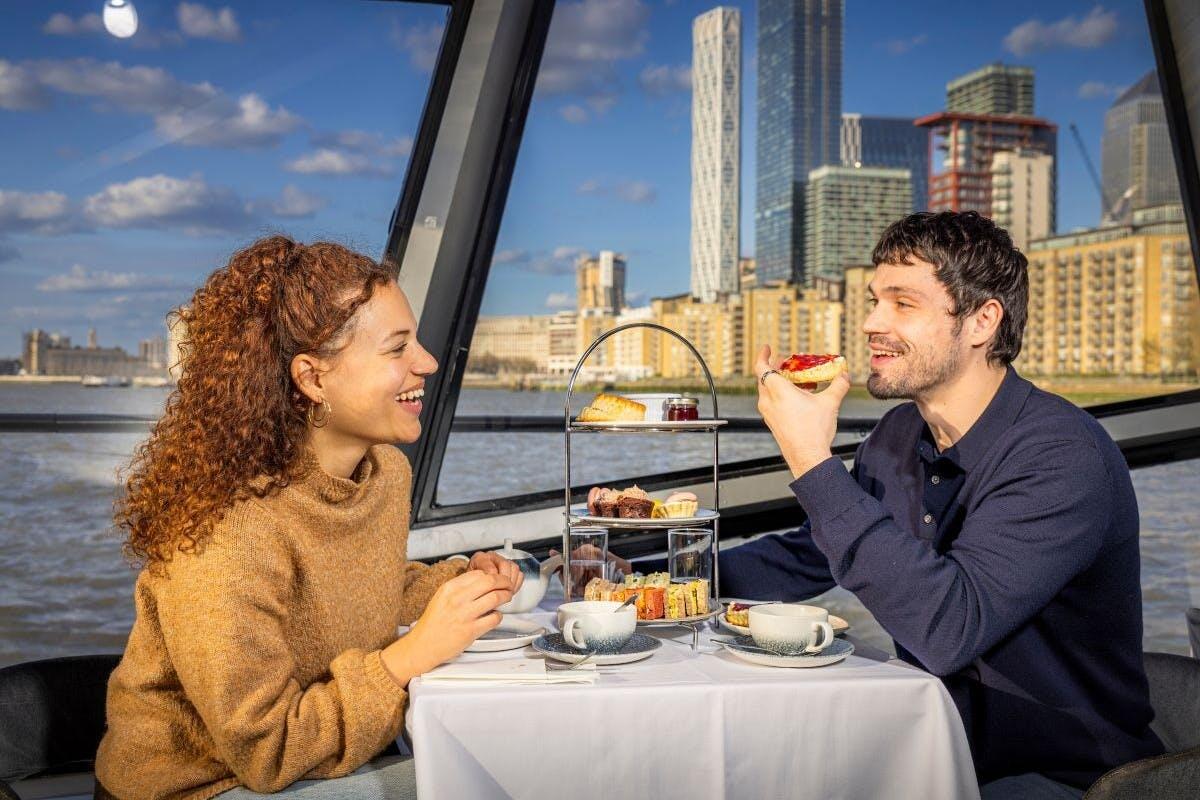 The View from The Shard and Thames Afternoon Tea Cruise for Two