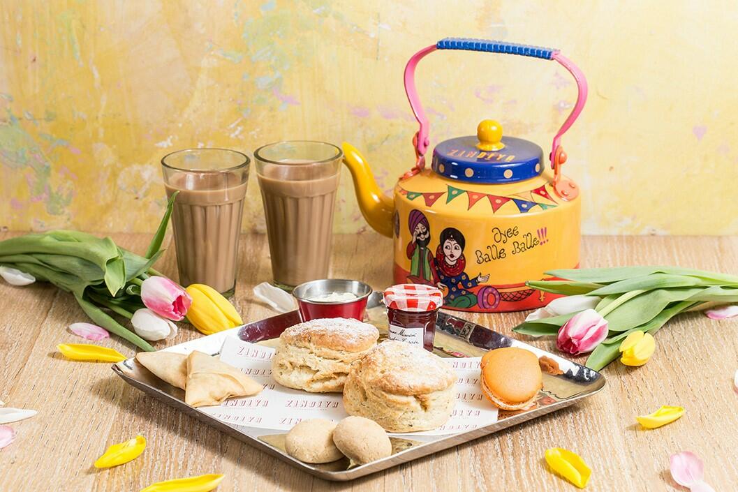 High Chai Afternoon Tea with Chai Infused Prosecco for Two with Zindiya Streatery and Bar