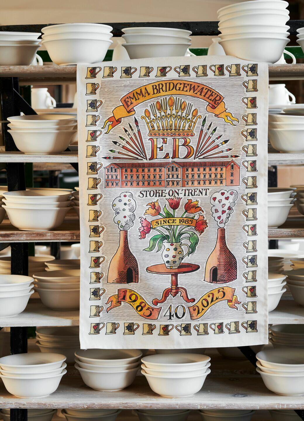 40 Years Tea Towel