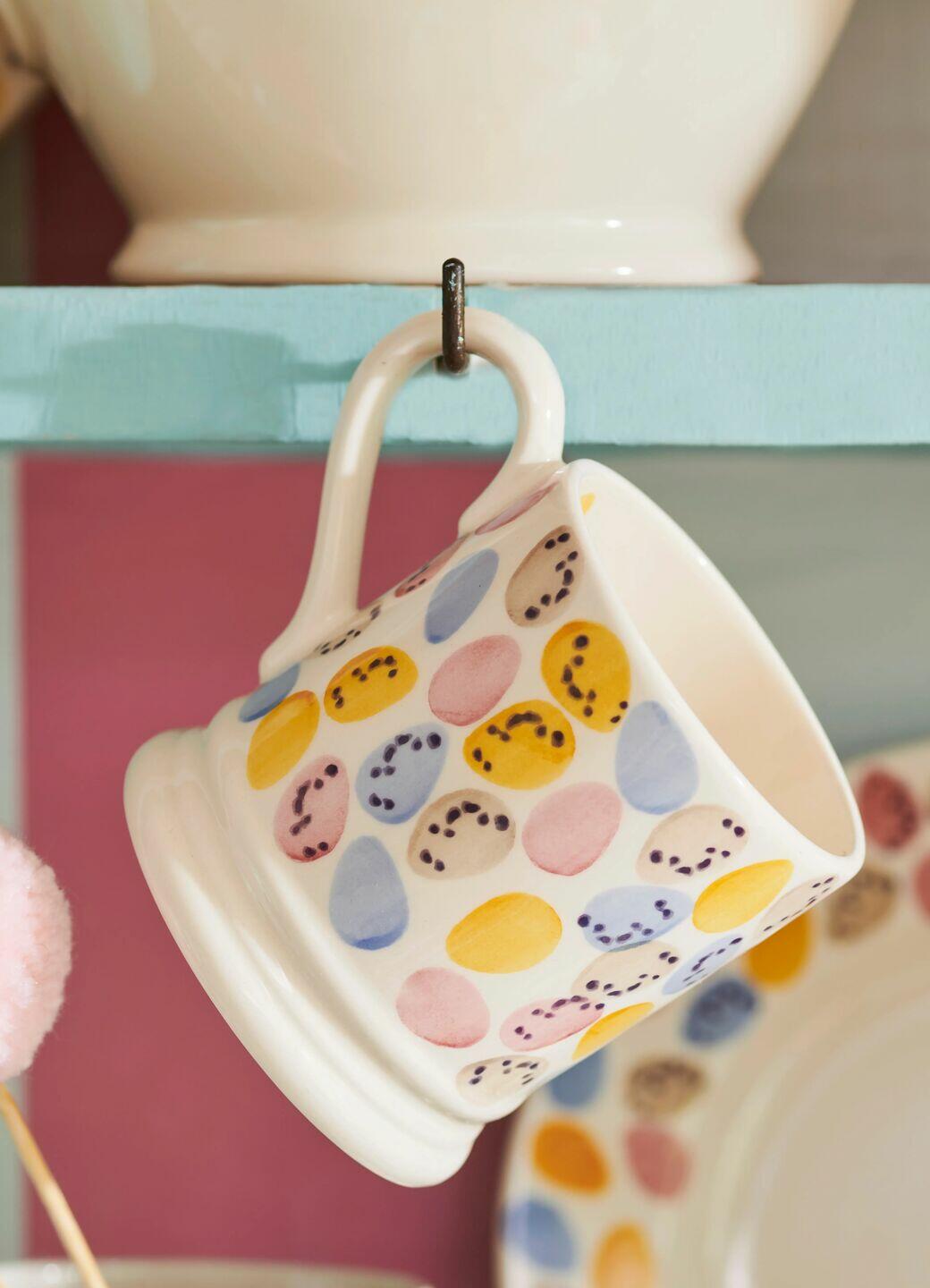 Emma Bridgewater Mini Eggs 1/2 Pint Mug - Unique Handmade & Handpainted English Earthenware Tea/Coffee Mug