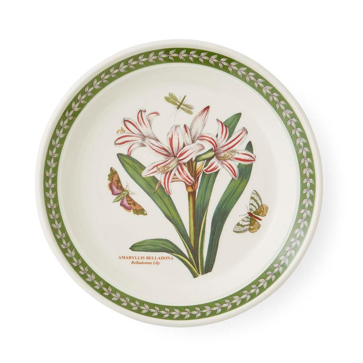 Botanic Garden Etchings 8 Inch Plate, Belladona Lily