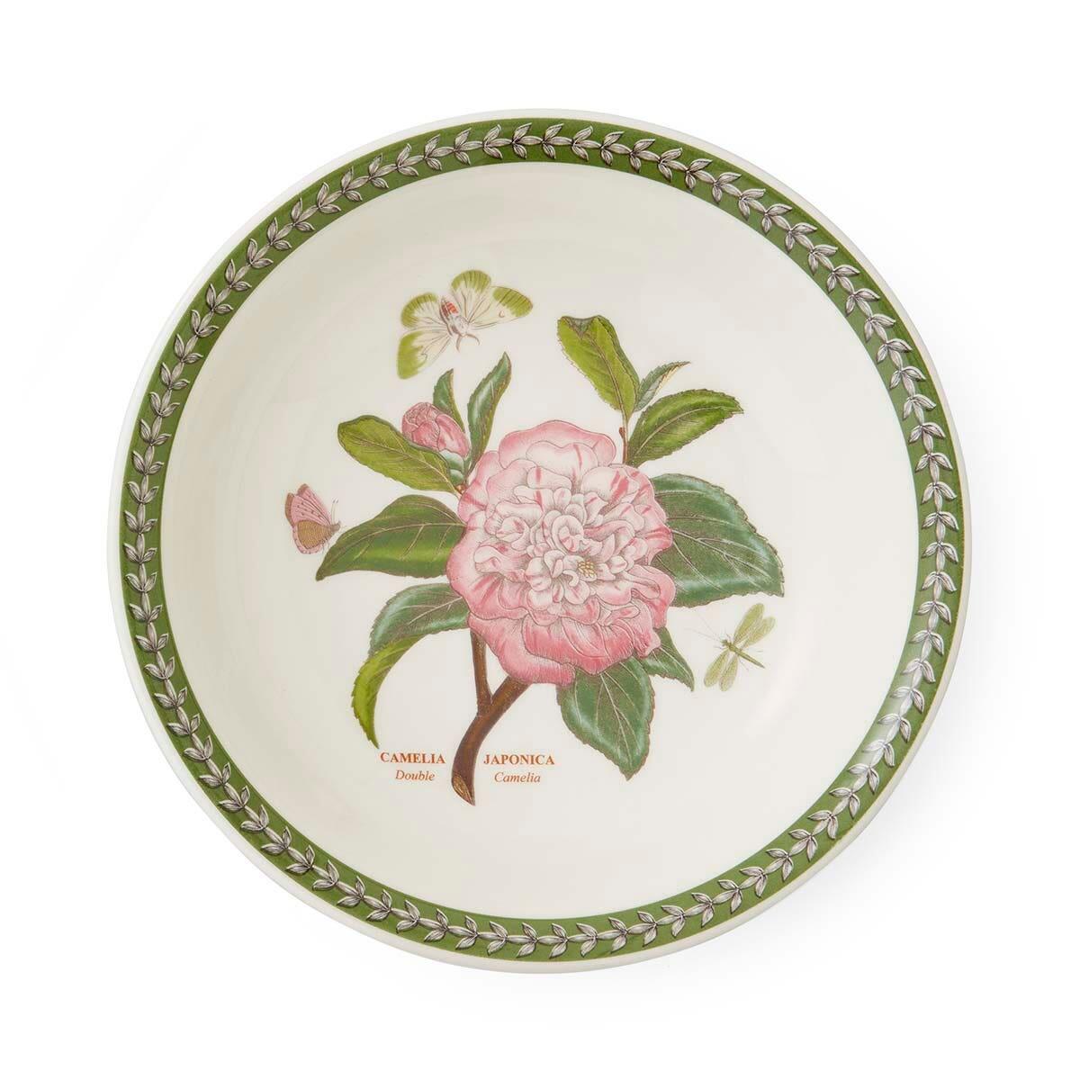 Botanic Garden Etchings Pasta Bowl, Double Camelia