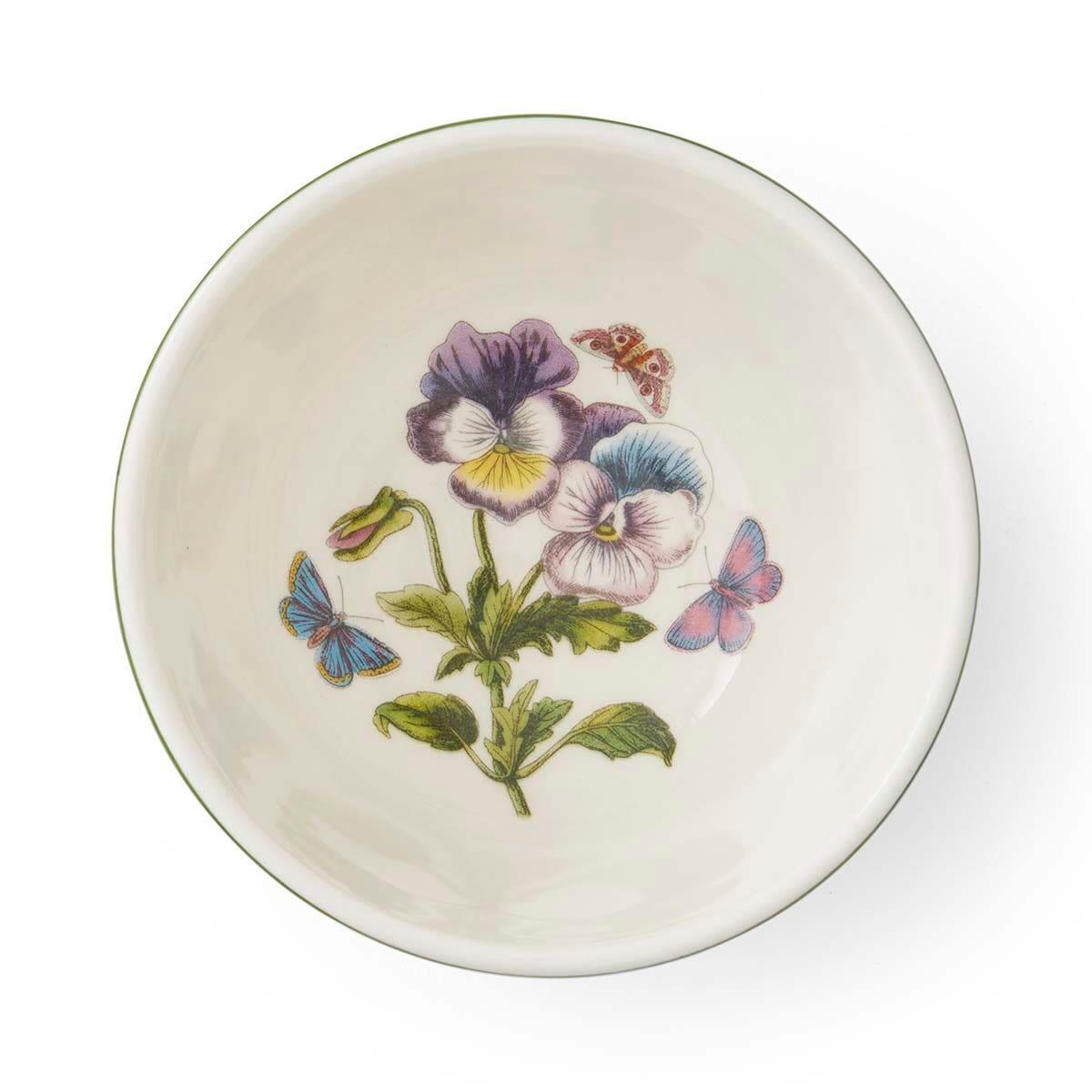 Botanic Garden Etchings, 4 Inch Stacking Bowl, Pansy