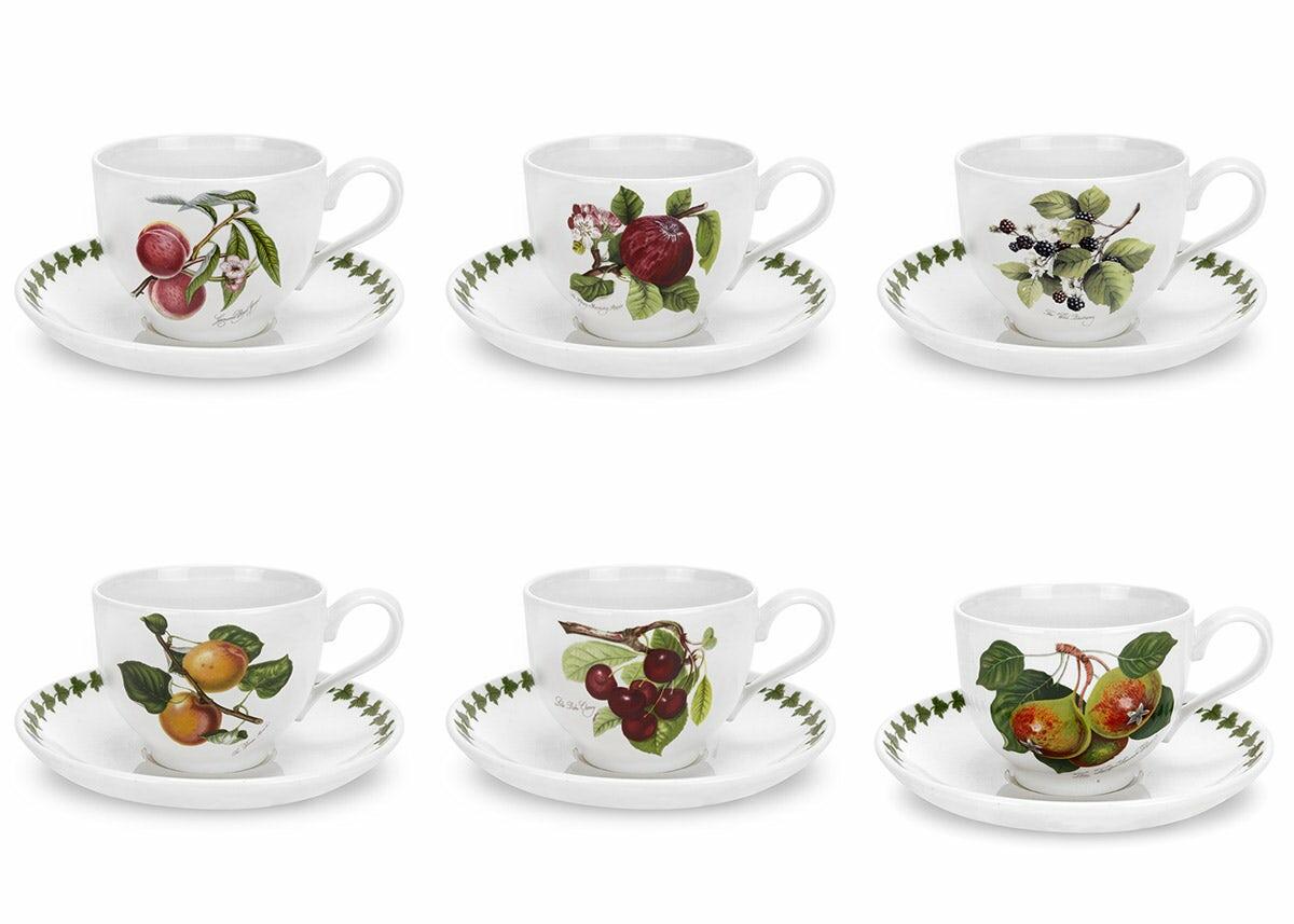 Pomona Set of 6 Cups & Saucers