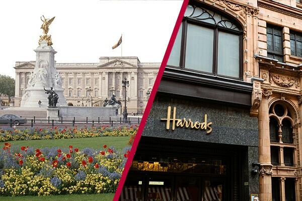 Buckingham Palace State Rooms and Cream Tea with Champagne for Two at The Georgian at Harrods