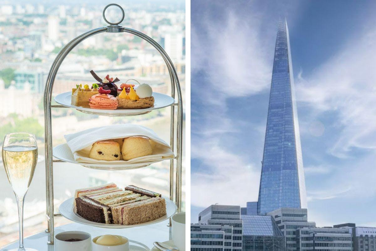 The View from the Shard and Champagne Afternoon Tea for Two at TING Restaurant, Shangri-La The Shard