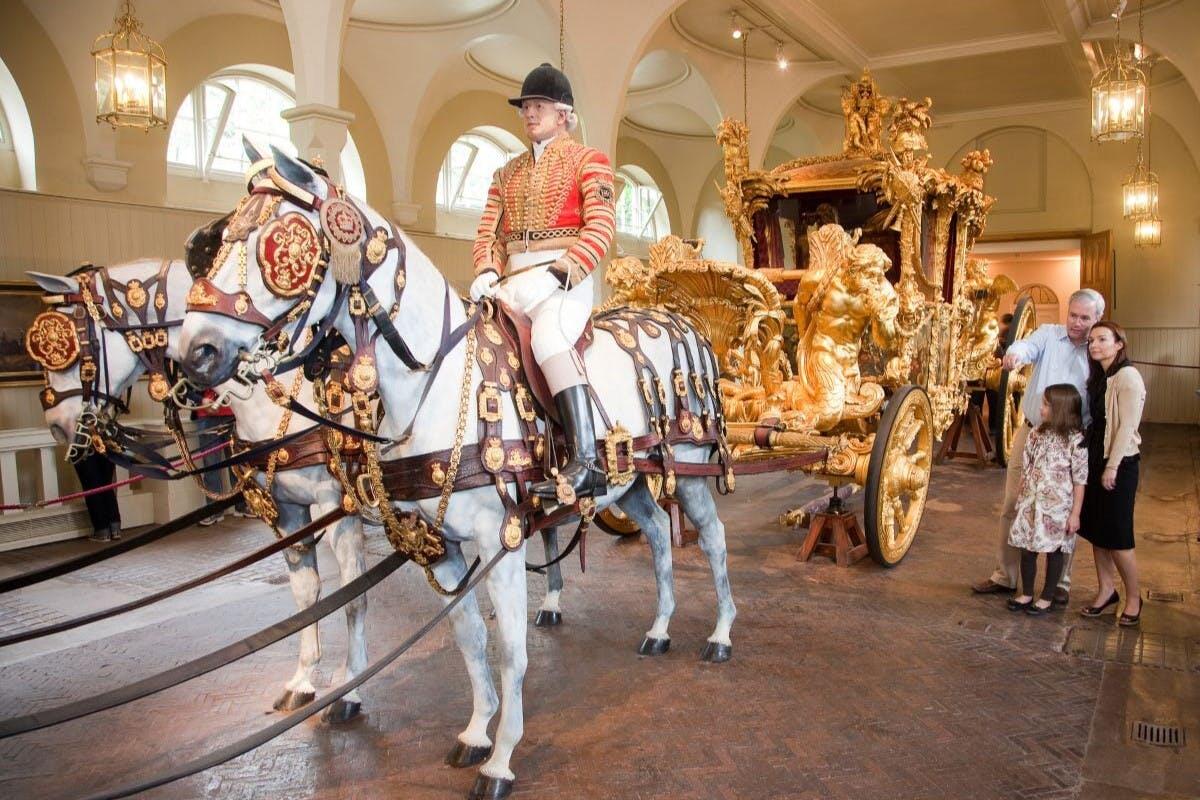 Visit to The Royal Mews at Buckingham Palace with Cream Tea at Harrods for Two
