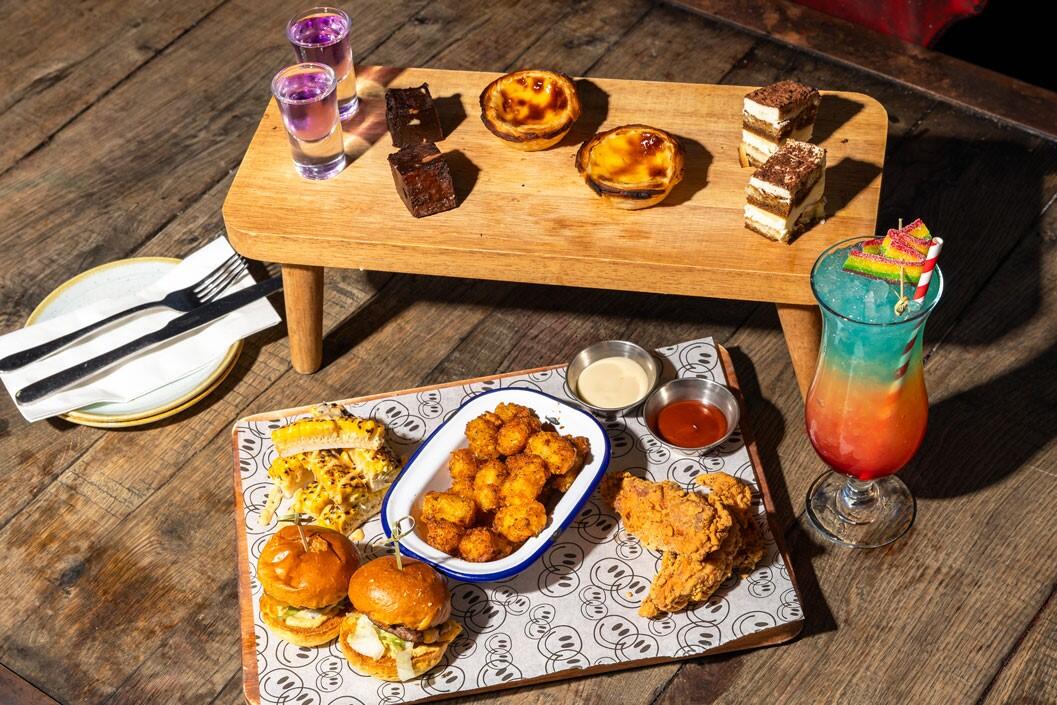 Afternoon Tea with a Cocktail or Glass of Prosecco for Two at Revolution Bars