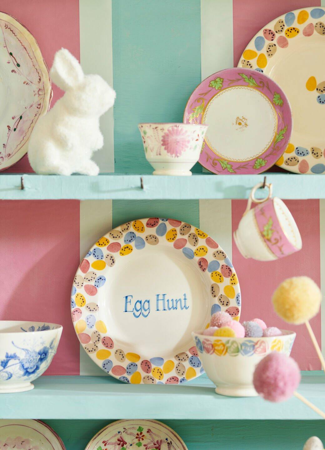 Personalised Mini Eggs 8 1/2 Inch Plate - Customise Your Own Pottery