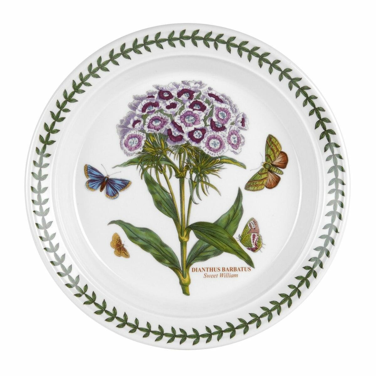 Seconds Portmeirion Botanic Garden Drum 8 Inch Plate Single No Guarantee of Flower Design